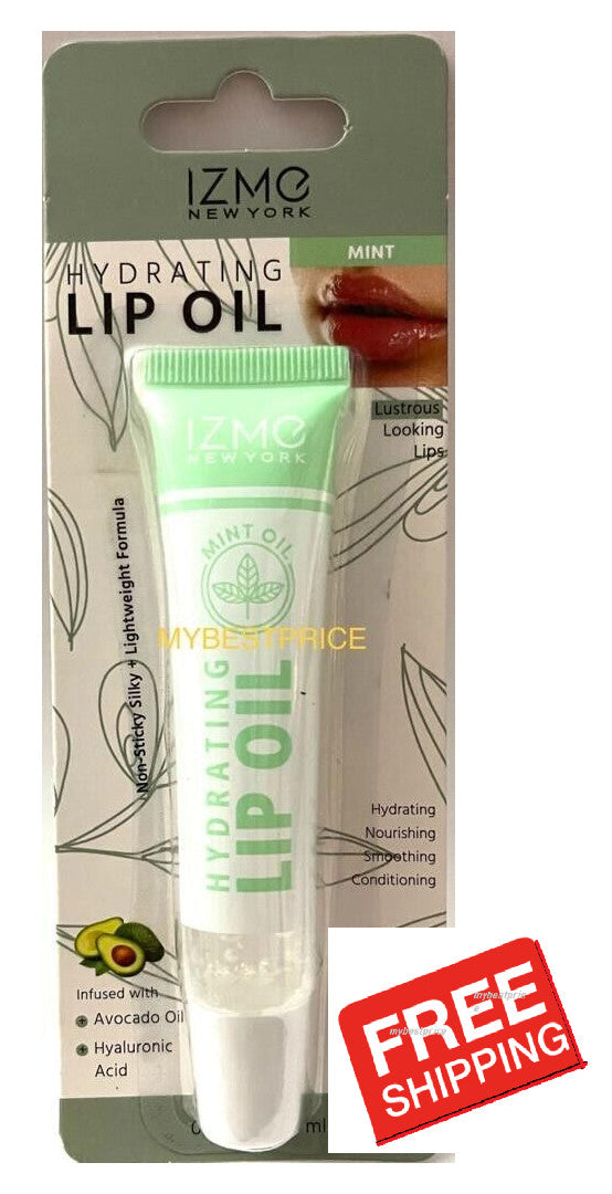 Hydrating Lip Oil with Mint - Moisturizing, Sooting, Long-Lasting Lip Treatment