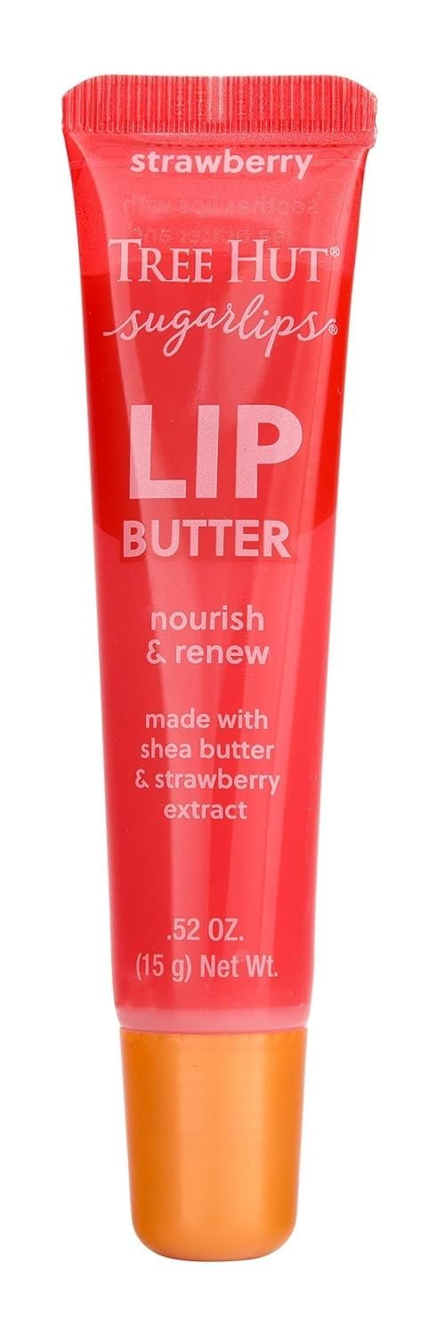 Nourishing Strawberry Lip Butter for Soft, Hydrated Lips – Natural Shea & Fruit Extracts
