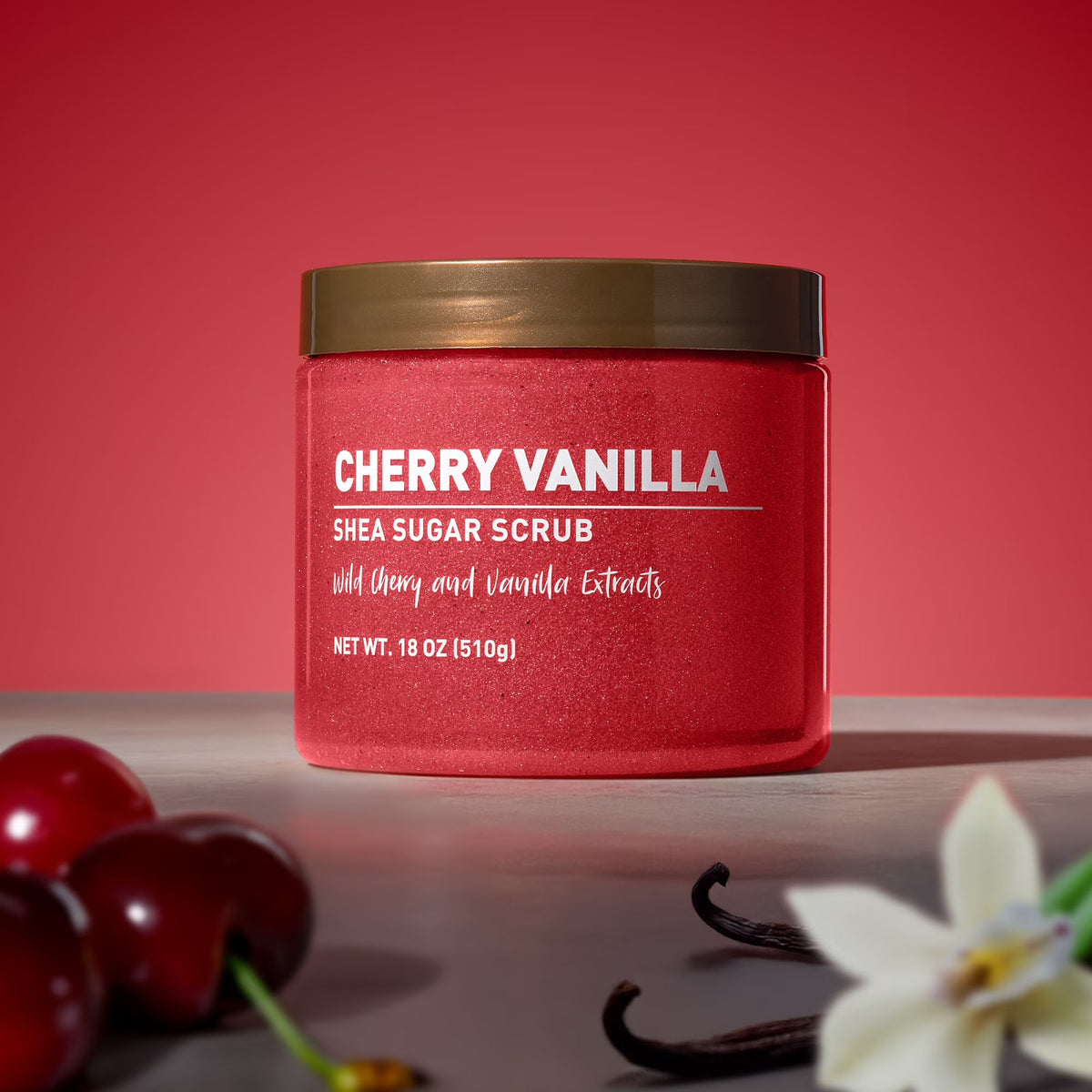 Equate Cherry Vanilla Sugar Body Scrub, 18 oz - FREE SHIPPING