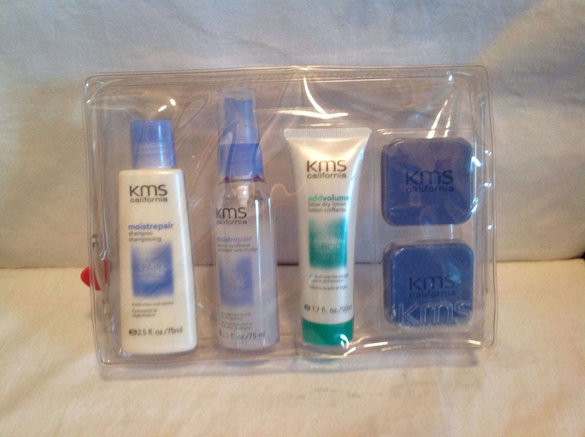 kms California Moistrepair Hair 5 PCS Travel Set - RARE