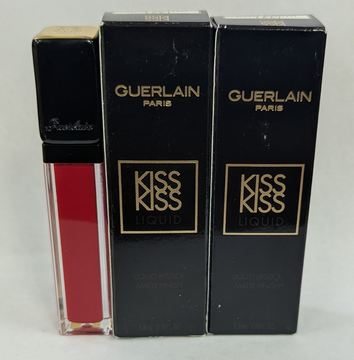 Liquid Lipstick Set - Matte Finish, 2 Pack Guerlain Kiss Kiss L321 Madame