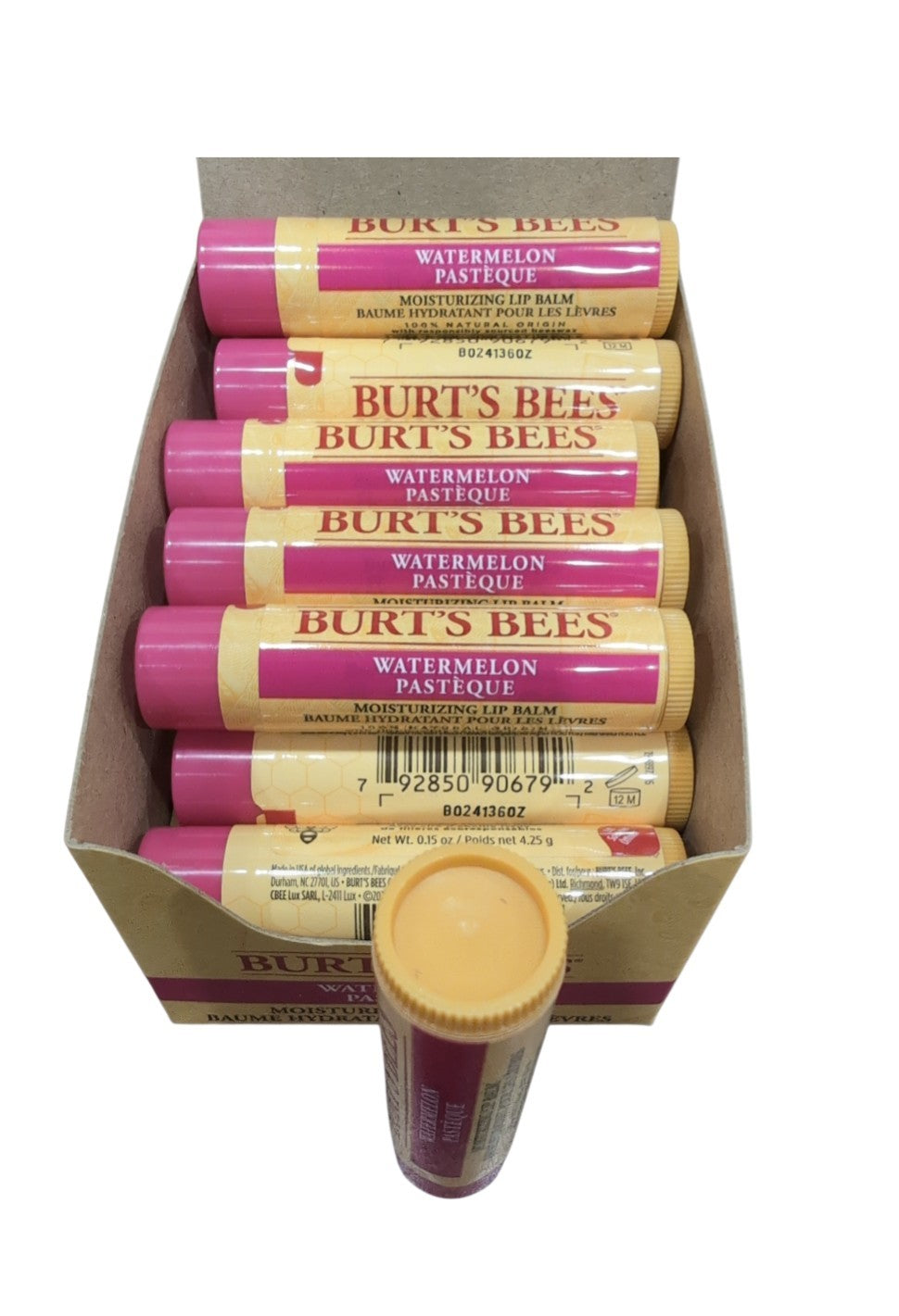 12 Pack Watermelon Lip Balm Set - Natural Moisturizing Lip Care