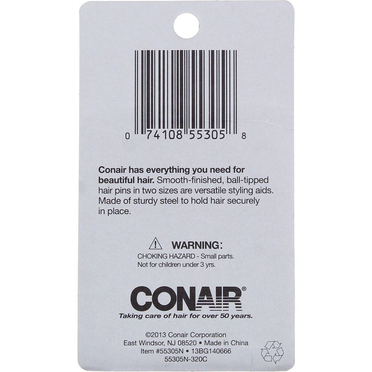 Black Hair Pins 100 Count - Secure Hair Styling Accessories
