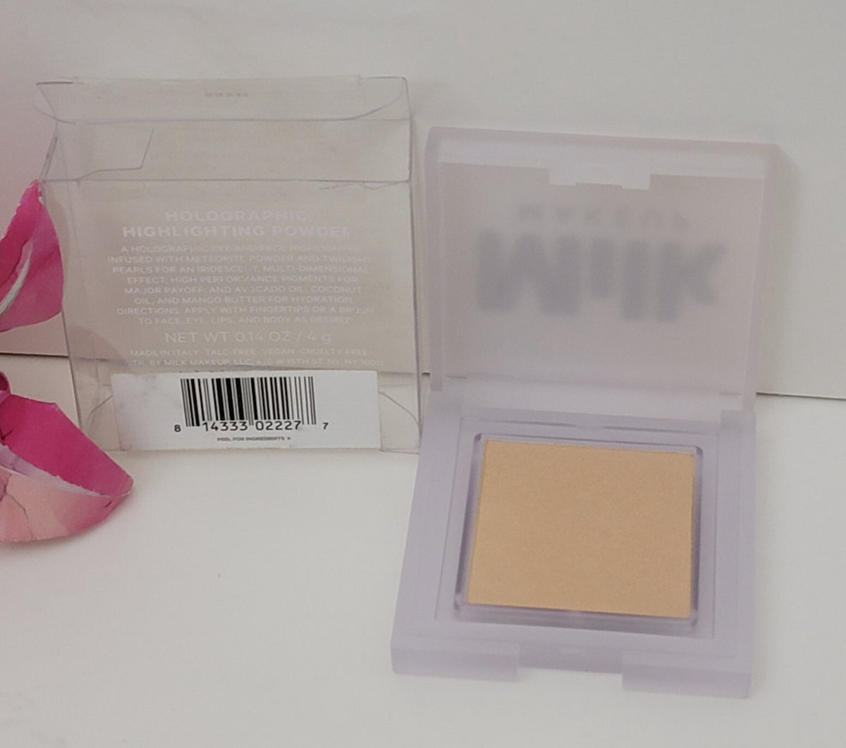Holographic Face & Eye Highlighter Powder - Iridescent Multi-Dimensional Glow