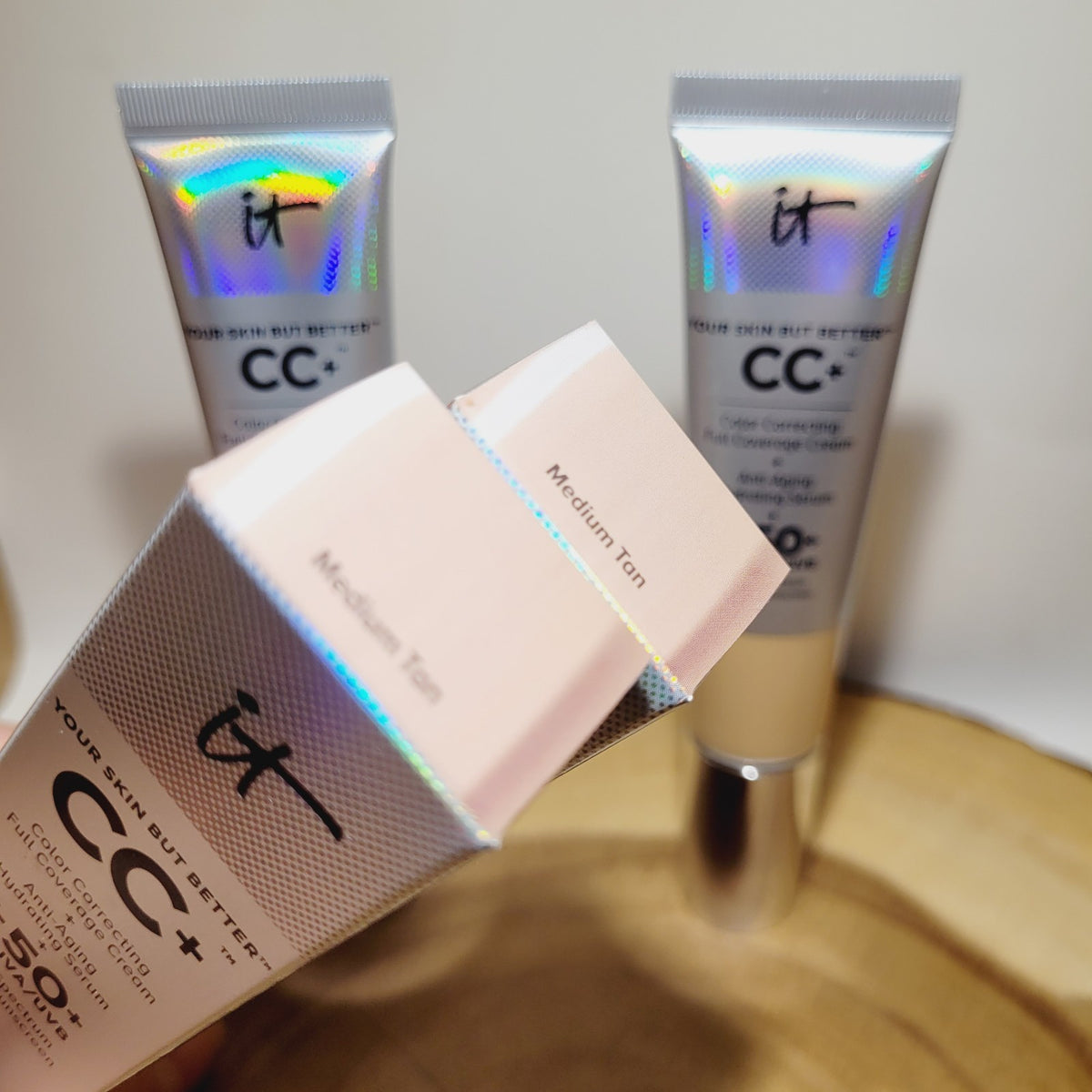 Full Coverage Anti-Aging Foundation SPF 50+ Medium Tan - Cream Makeup