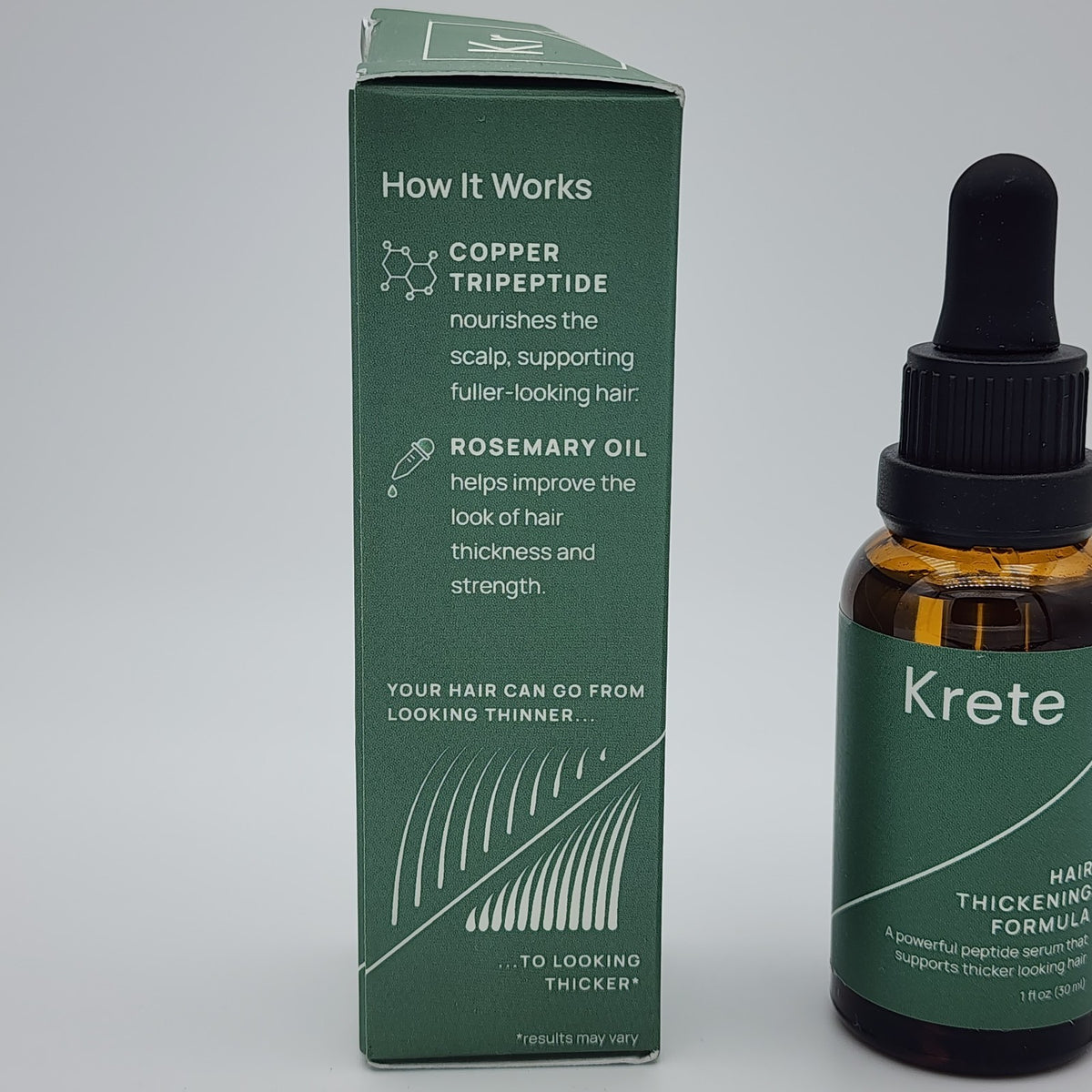 Krete Hair Thickening Formula for Men – 1 fl oz