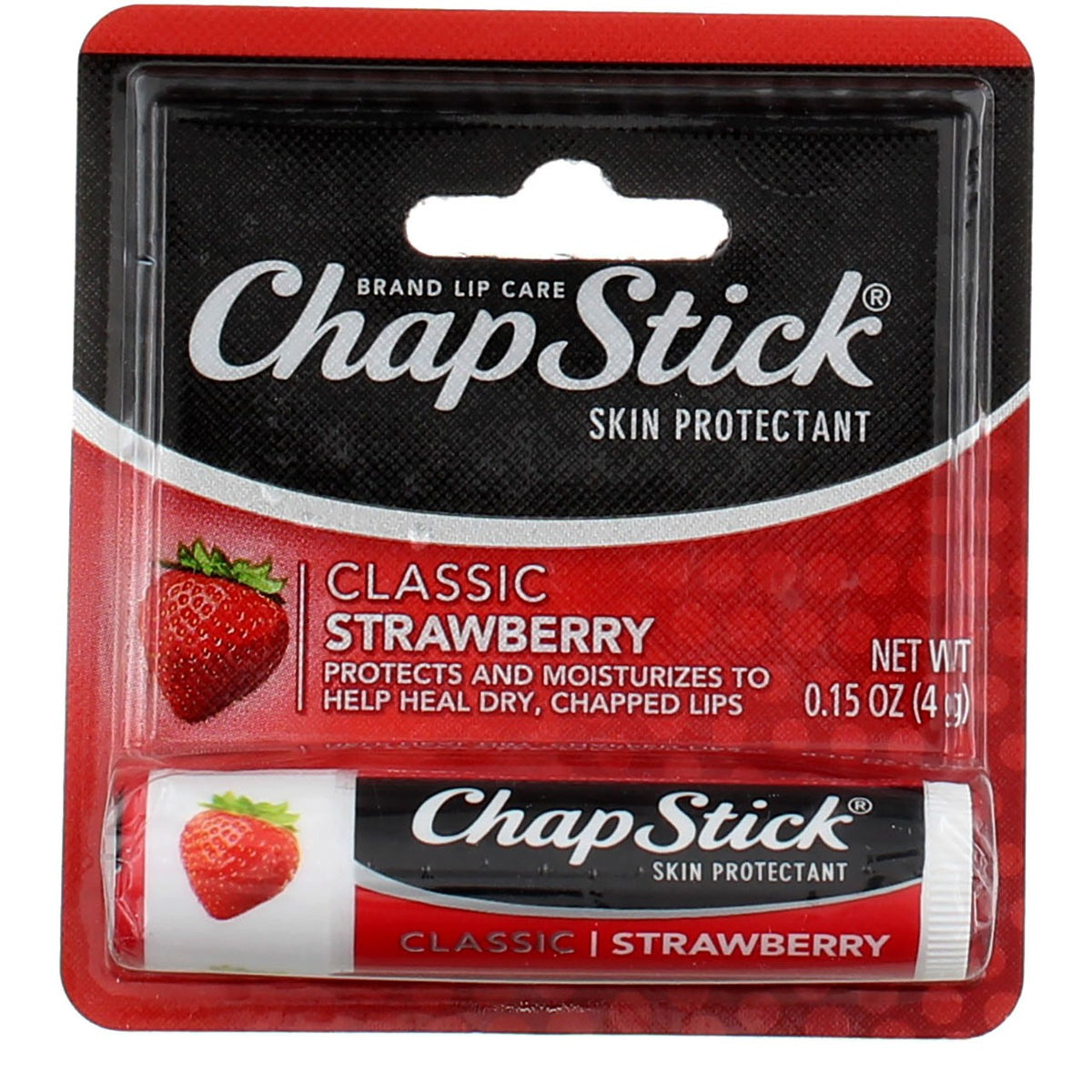 Lip Balm Set - 4 Pack Classic Strawberry Moisturizing Lip Care