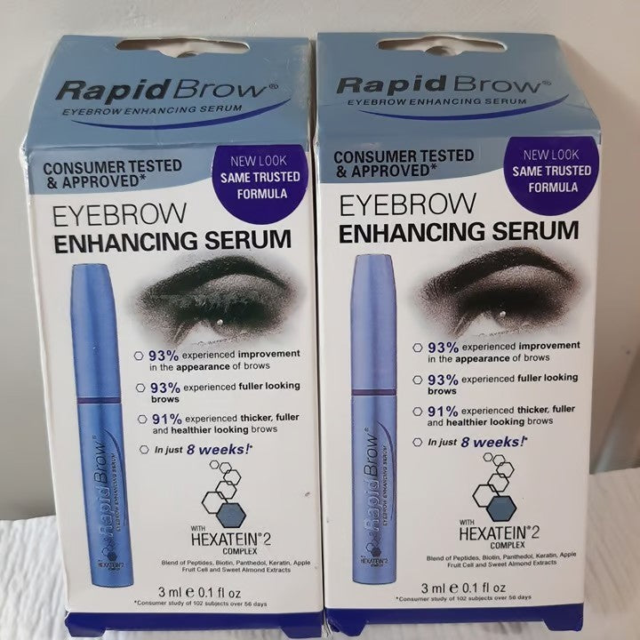 Eyelash & Eyebrow Growth Serum - 2 Pack, 3ml Enhancer & Conditioner