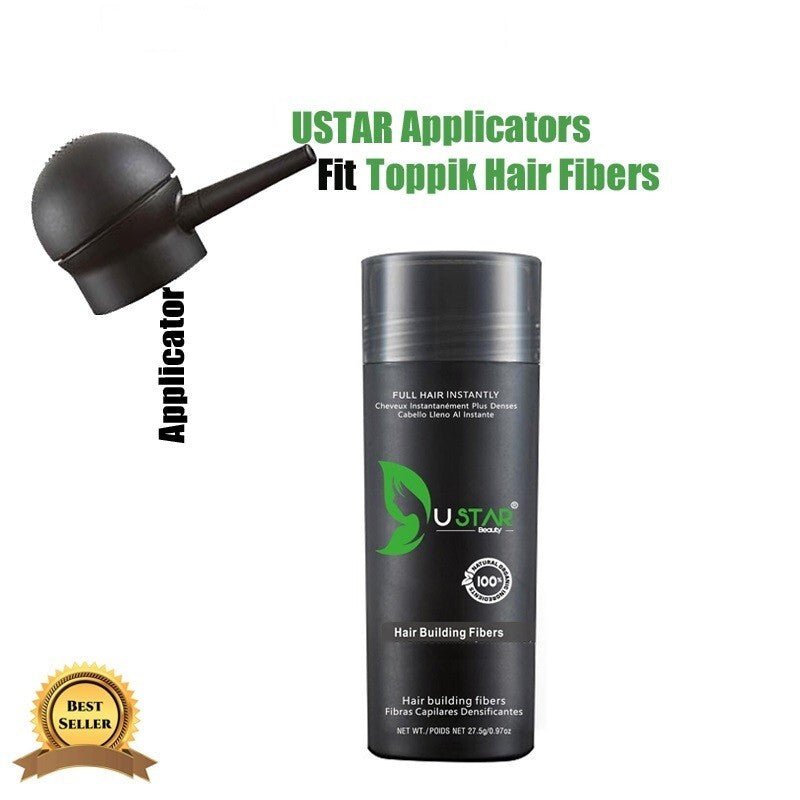 Black Hair Building Fibers - Keratin Thickening Powder 27.5g