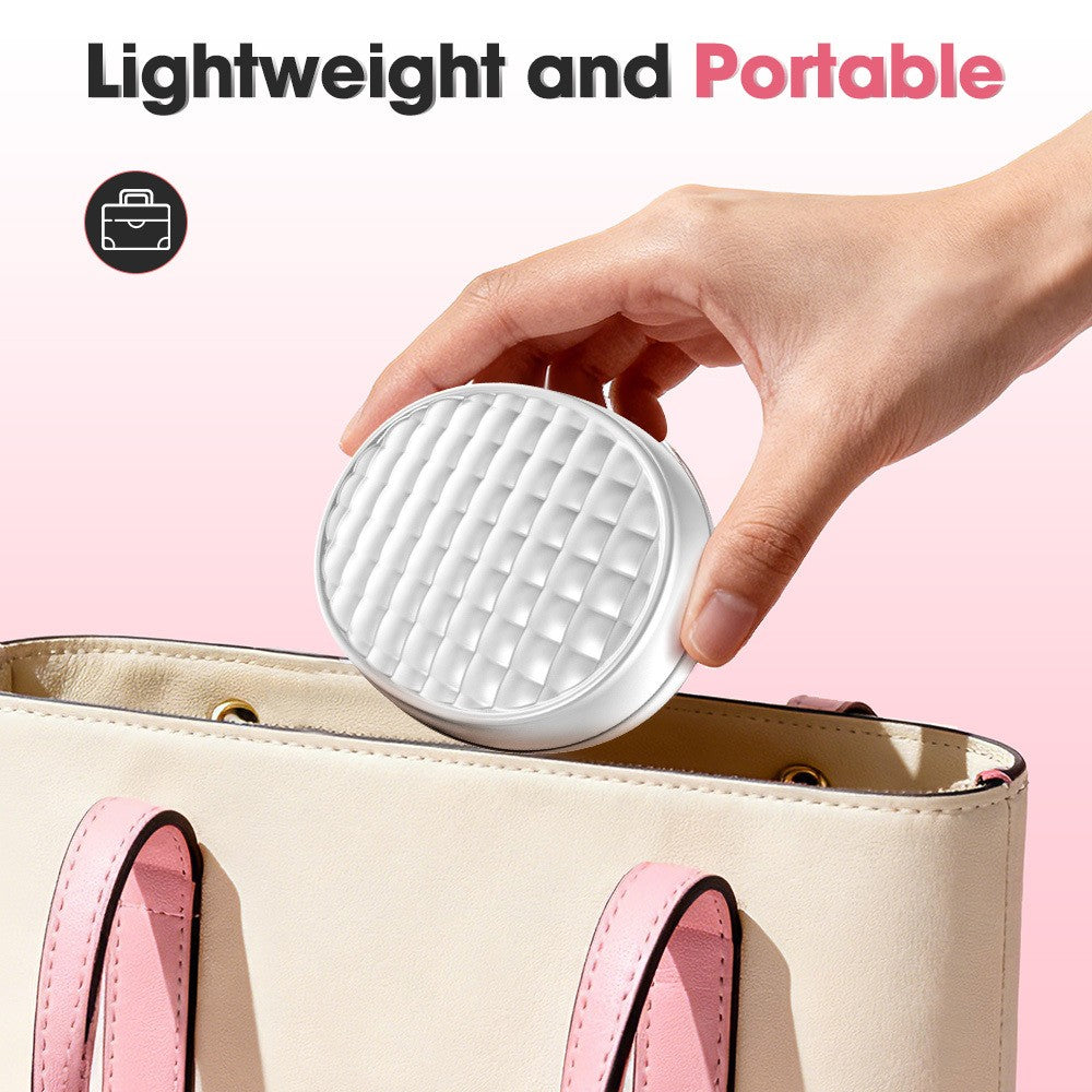 Microcurrent Red Light Therapy Eye & Facial Massager for Dark Circles & Skin Tightening