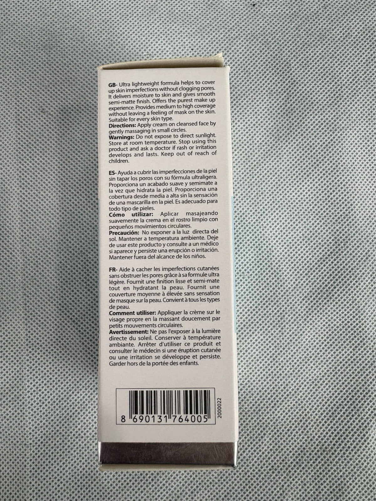 Light to Medium BB Cream Makeup - 50ml Skin Tone Corrector & Light Finish