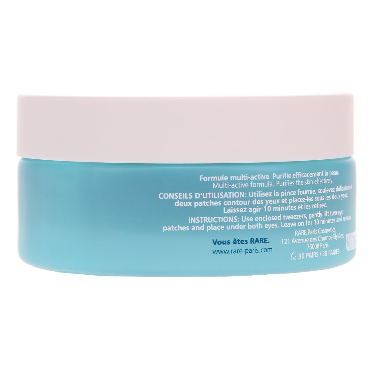 Rare Paris Carbone Glacé Eye Patches - Brighten and Depuff Under-Eyes, 30 Count