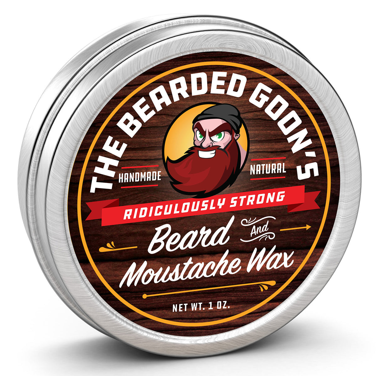 Ridiculously Strong Beard & Moustache Wax - All Natural Hold for Unruly Facial Hair