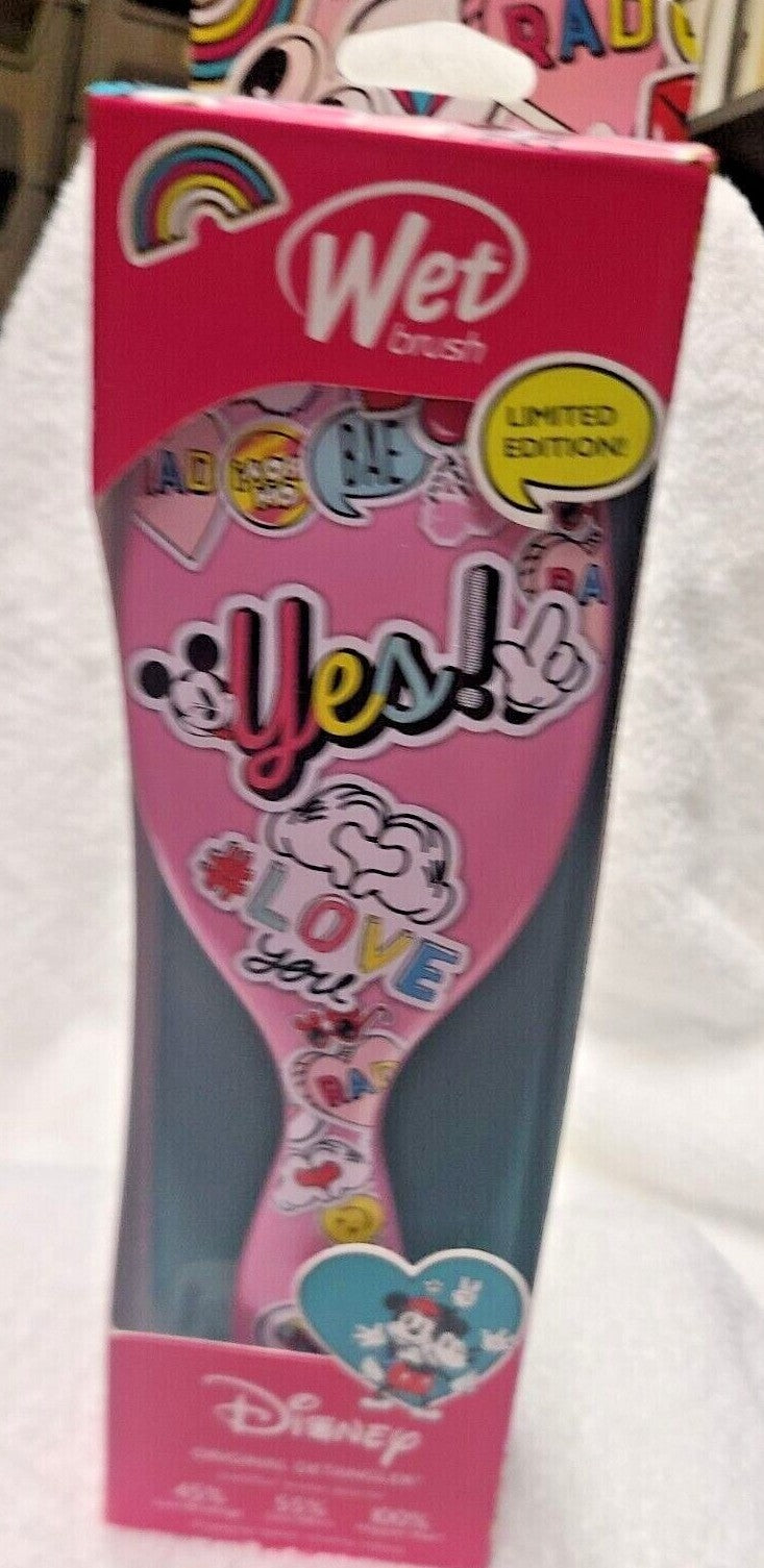 Disney Mickey & Minnie Limited Edition Wet Brush Detangler - Hairbrush for Kids and Adults