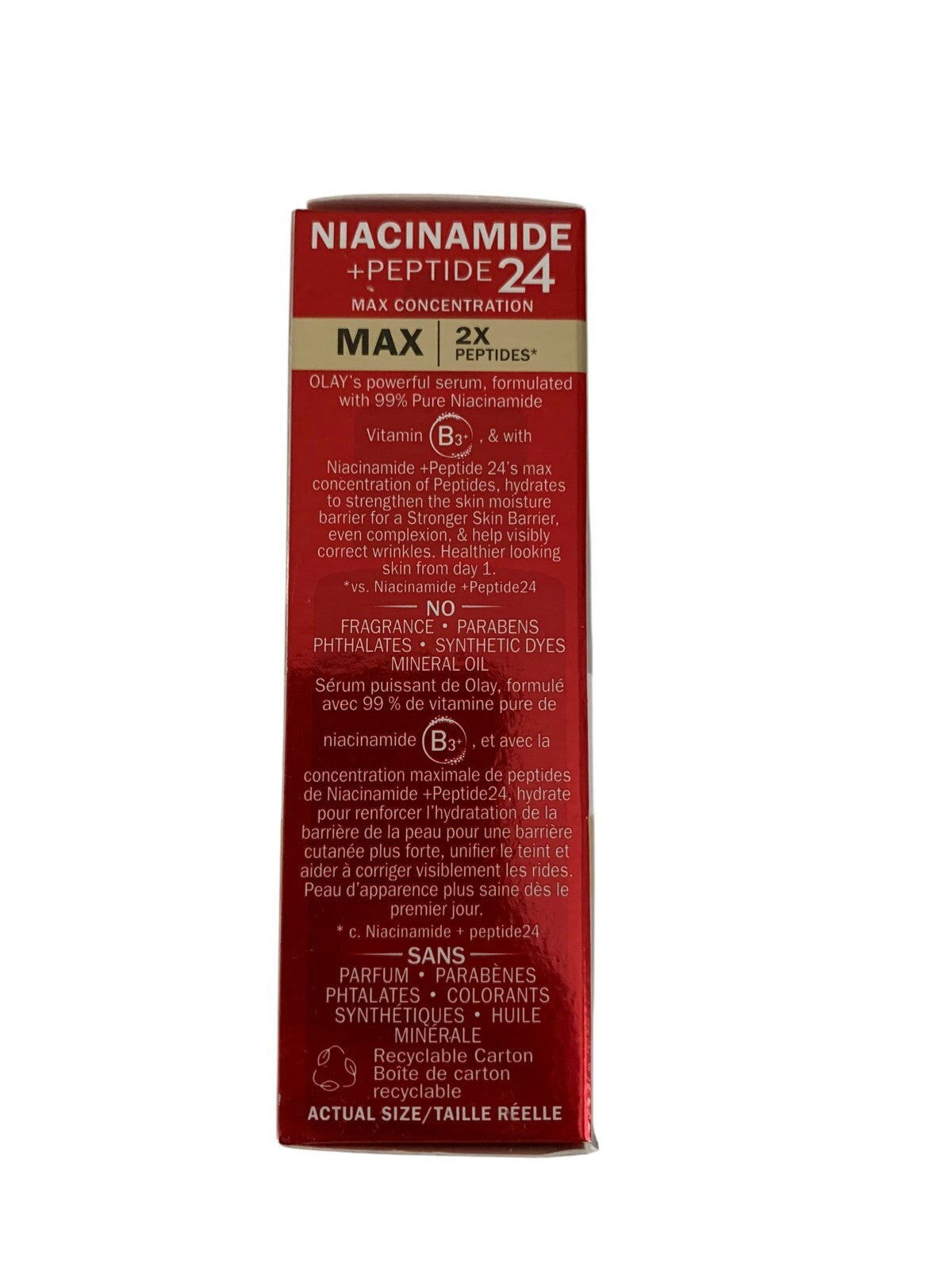 Niacinamide Peptide Anti-Wrinkle Serum Fragrance-Free 1.3oz – Anti-Aging Skin Care