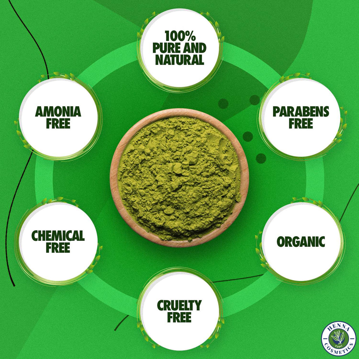 Neutral Henna Powder for Hair Conditioning - 100g Organic Cassia Obovata