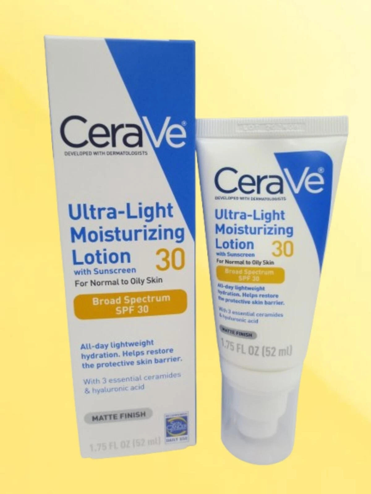 CERAVE ULTRA-LIGHT MOISTURIZING LOTION W/ SUNSCREEN SPF 30 1.75 OZ