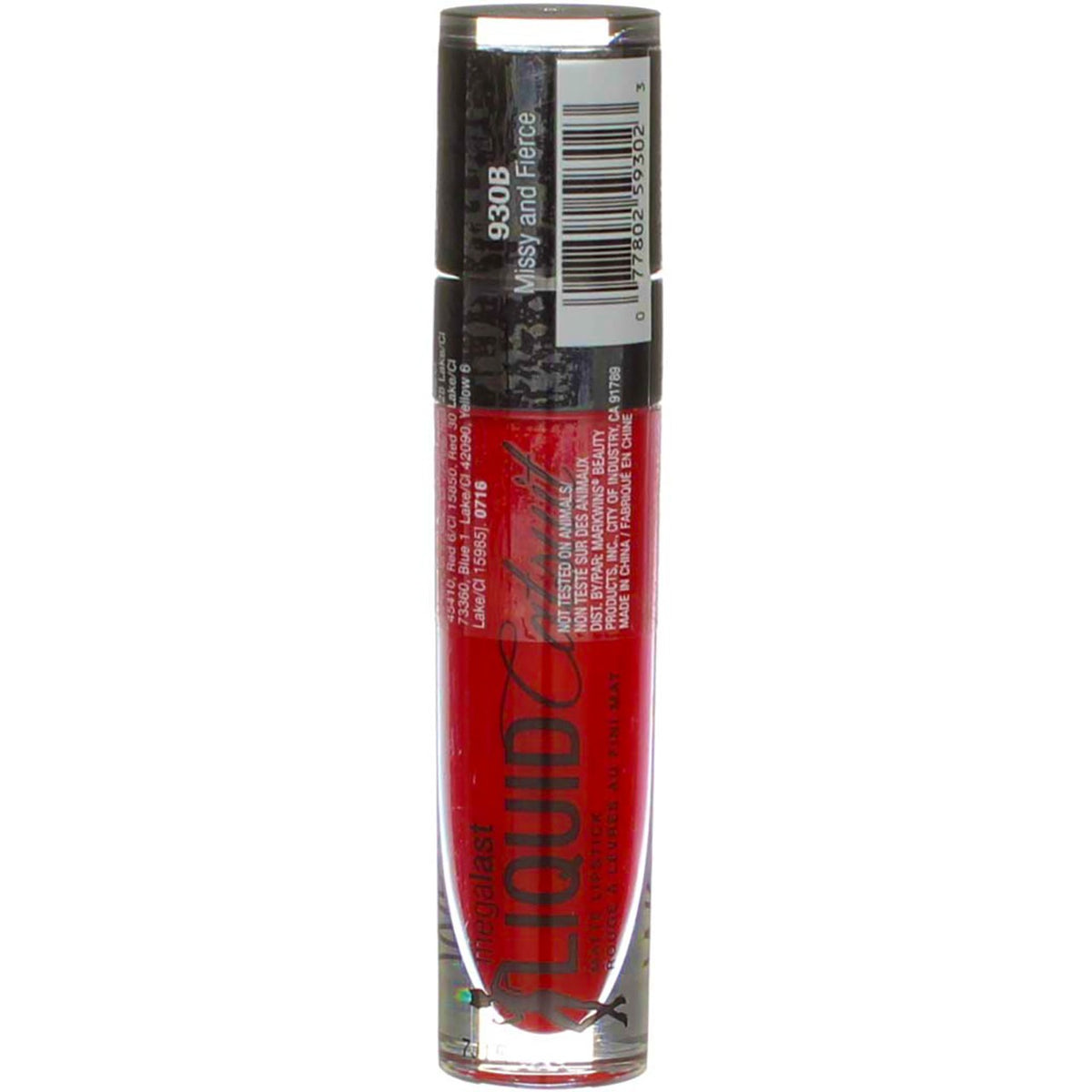 Liquid Matte Lipstick - Long-Lasting, High-Pigment Lip Color 930B Missy & Fierce