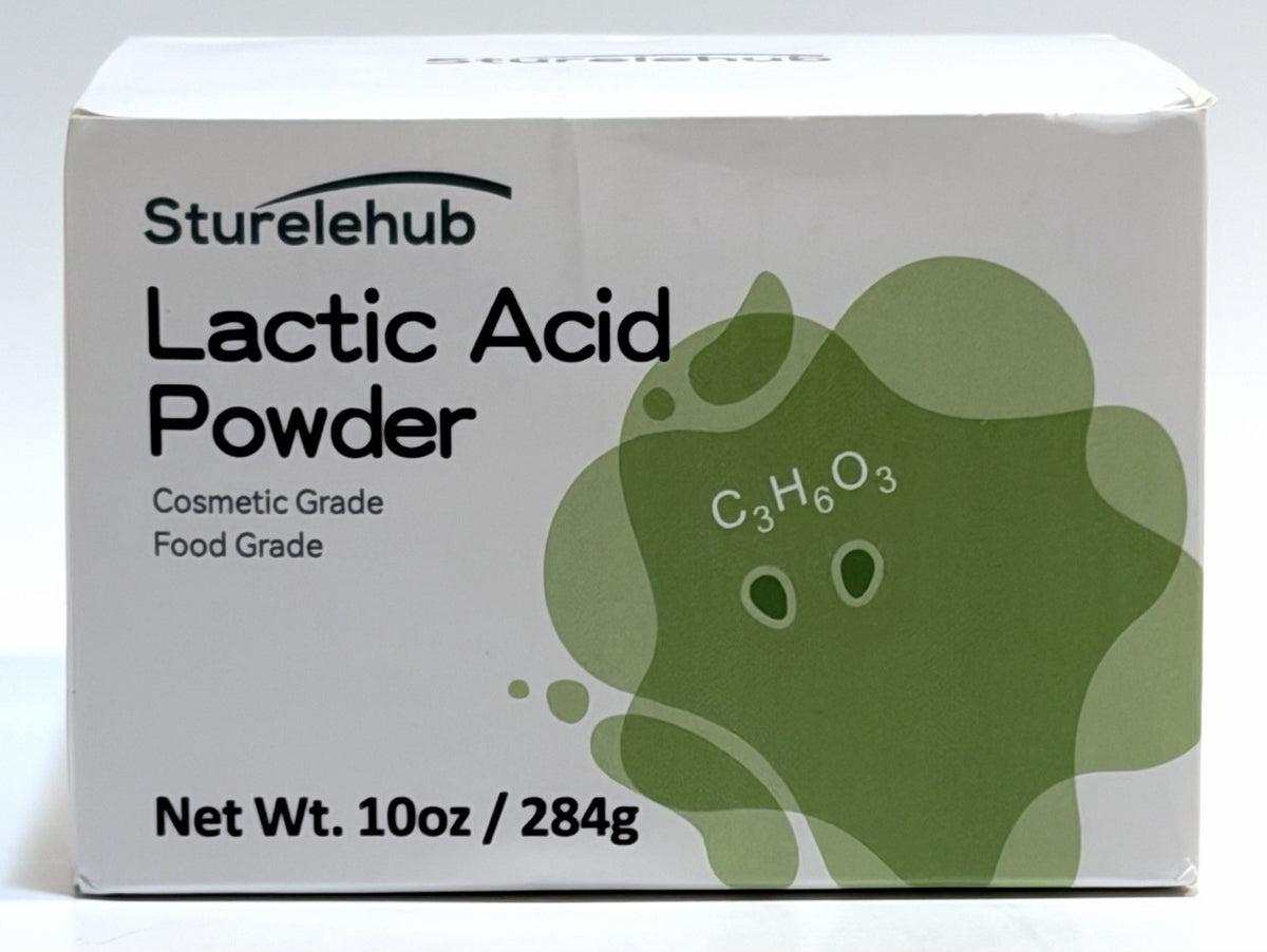 Lactic Acid Powder 10 oz Food & Cosmetic Grade for Skincare & Food Processing