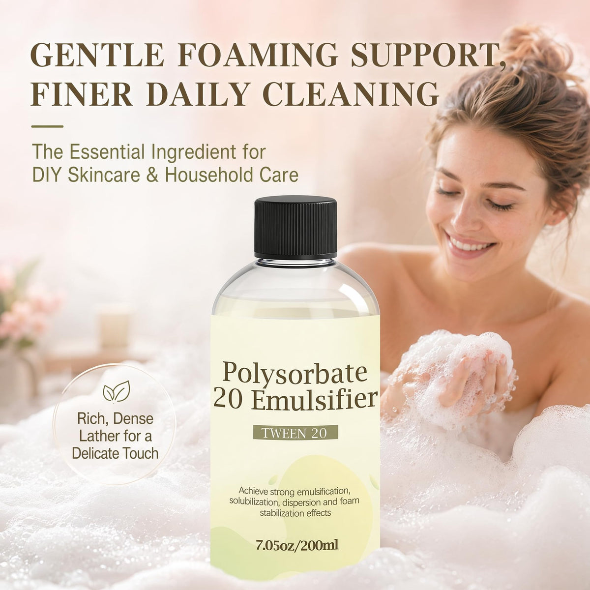 7.05 oz Polysorbate 20 Emulsifier for Skin Care - Fl (Pack of 1)