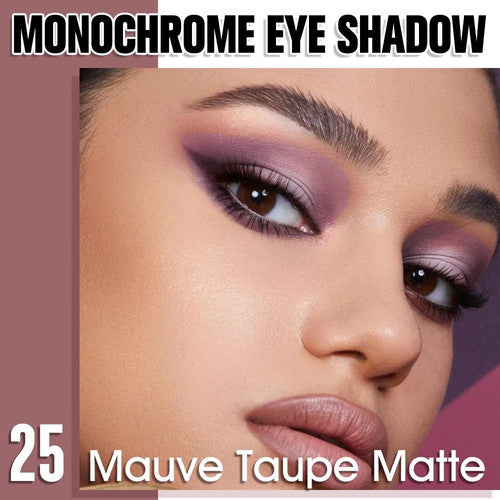 Matte Eyeshadow Palette - Mauve Taupe Brownish Purple, Long-Lasting Waterproof & Crease-Proof, 0.04oz