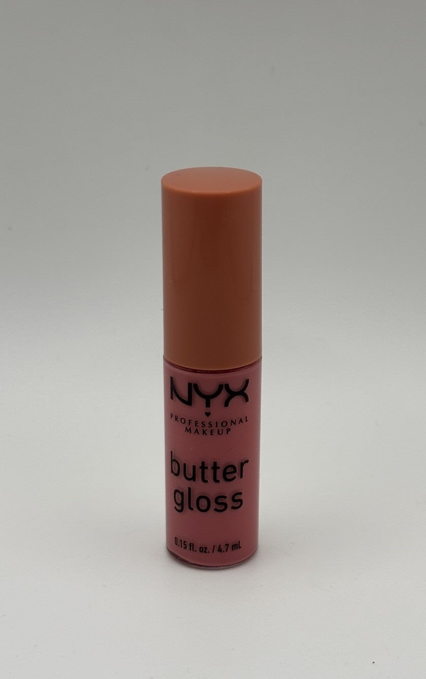 NYX Butter Gloss Creme Brulee Lip Gloss - Natural Travel Mini 4.7ml