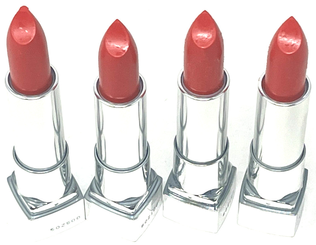 Set of 4 Maybelline Color Sensational Lipsticks Coral Rise New In Packaging