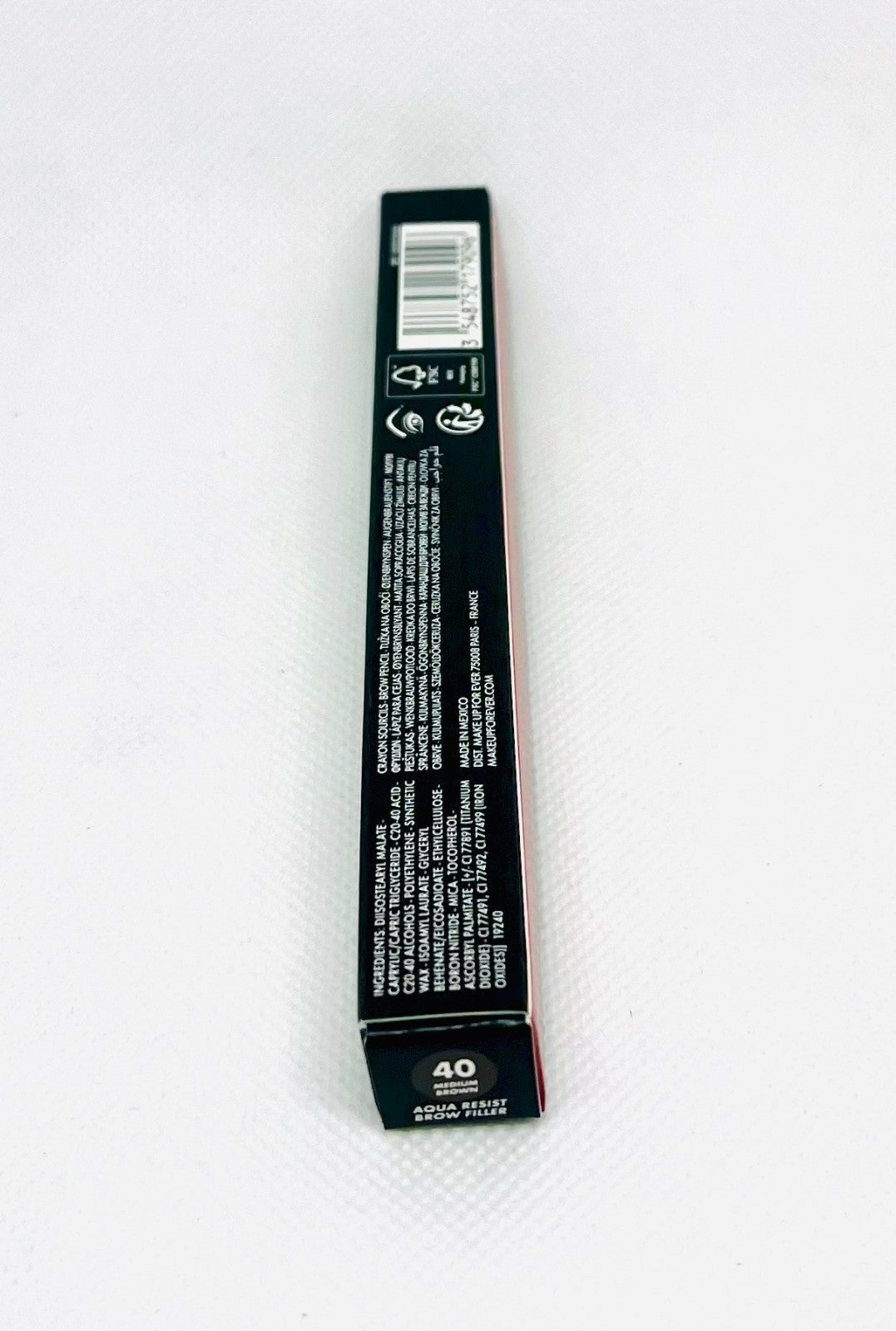 Make Up For Ever Aqua Resist Brow Filler - Medium Brown - Full Size