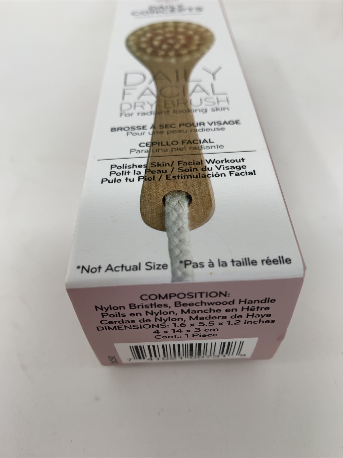 Facial Dry Brush for Skin Cleansing & Workout - Vegan Skin Care Tool
