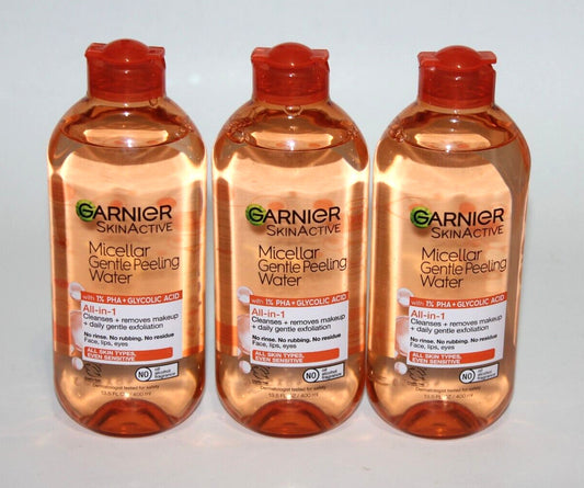 Garnier SkinActive Micellar Water Gentle Peeling Set - Remove Makeup & Exfoliate