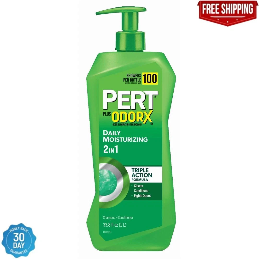 2-in-1 Shampoo and Conditioner for Men, 33.8 fl oz - Moisturizing & Fresh