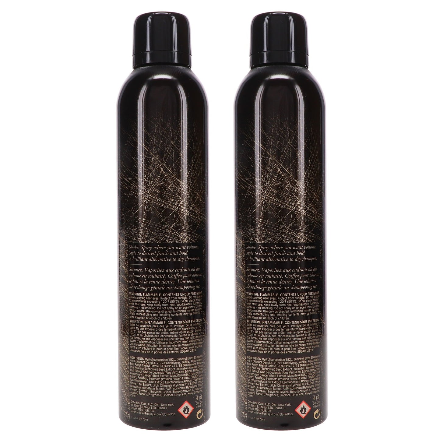 Dry Texturizing Hair Spray 8.5 oz Twin Pack - Voluminous, Oil-Absorbing, Flexible Hold