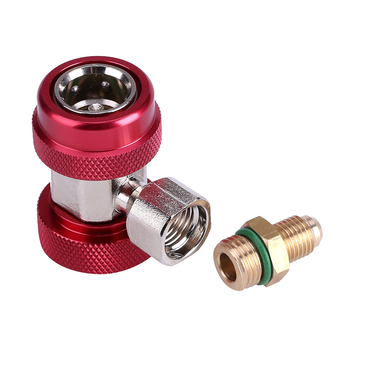 R134A Quick Coupler Set for Automotive AC Systems - High Pressure & Low Side Fittings