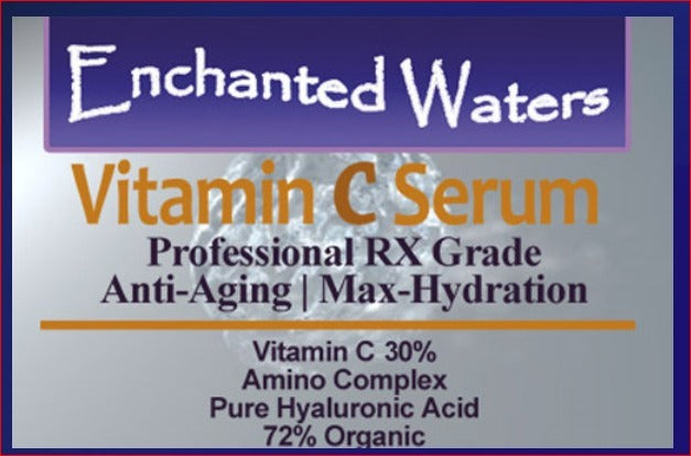 Organic Vitamin C Serum with Hyaluronic Acid Anti-Aging Face Treatment