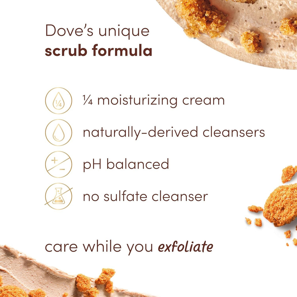 2 Pack Dove Exfoliating Body Polish Brown Sugar & Coconut Butter