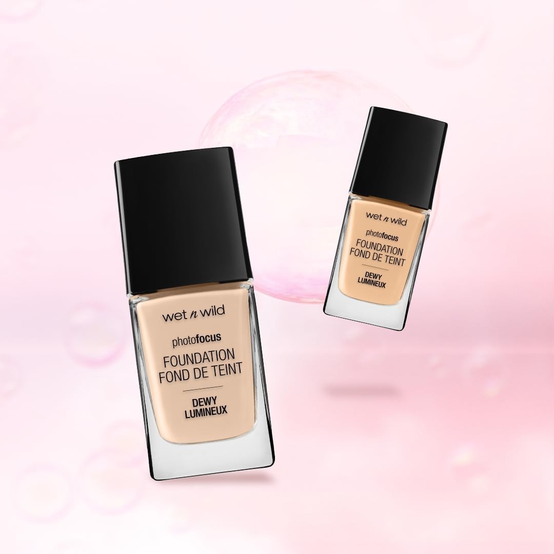 Dewy Liquid Foundation Makeup - Skin-Perfecting, Buildable Coverage, Cruelty-Free
