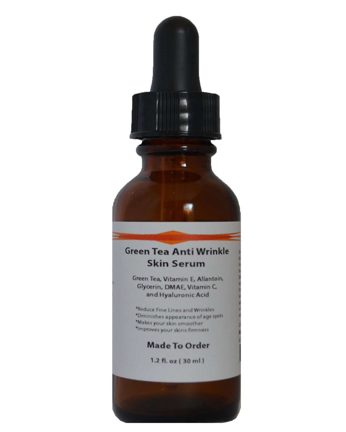Green Tea Anti-Aging Serum with DMAE Vitamin C E Hyaluronic Allantoin Glycerin