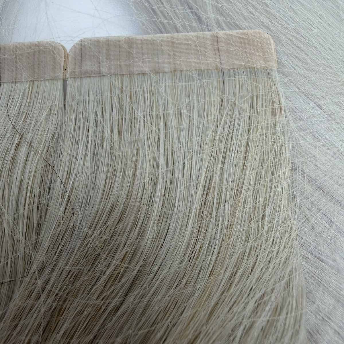 Tape-In Hair Extensions 16” Blonde #613A - 20 Pieces Virgin Remy European Human Hair