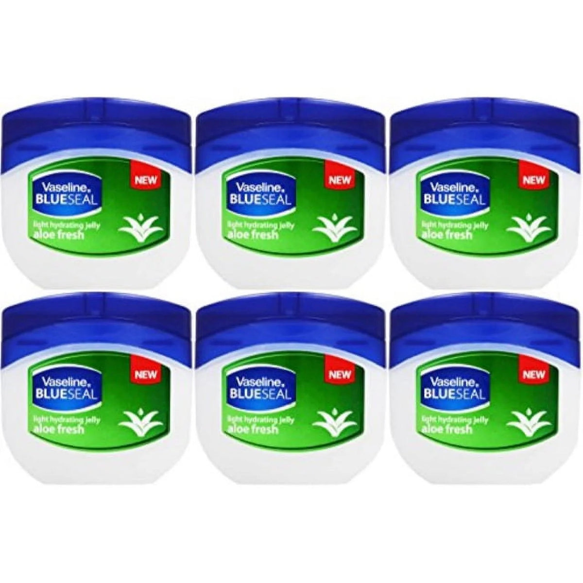 Vaseline Aloe Fresh Hydrating Jelly 50ml (Pack of 6)