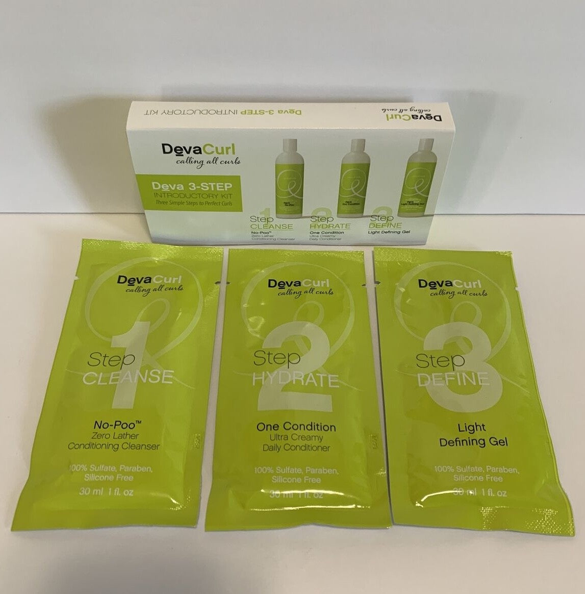Travel Hair Care Kit - No-Poo Cleansing, Hydrating Conditioner & Light Gel