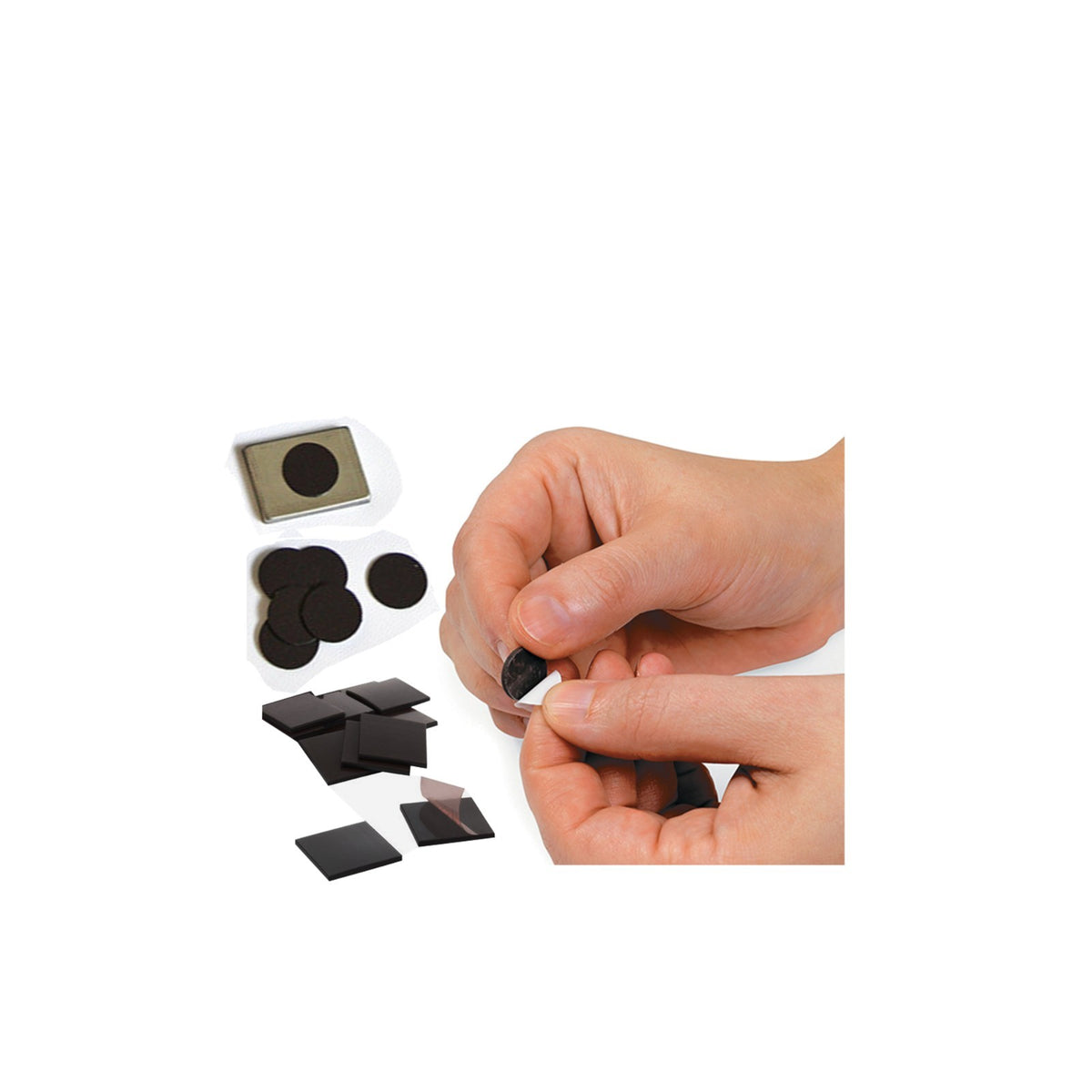 Large Magnetic Makeup Palette for Eyeshadows & Cosmetics - Black