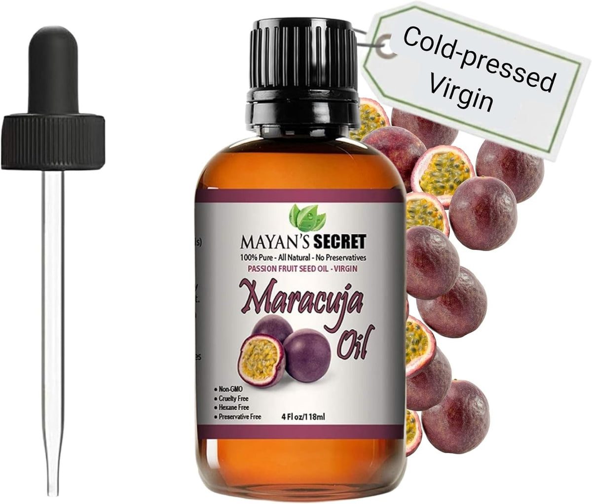 Maracuja Oil 4oz Cold Pressed Passion Fruit Seed Oil