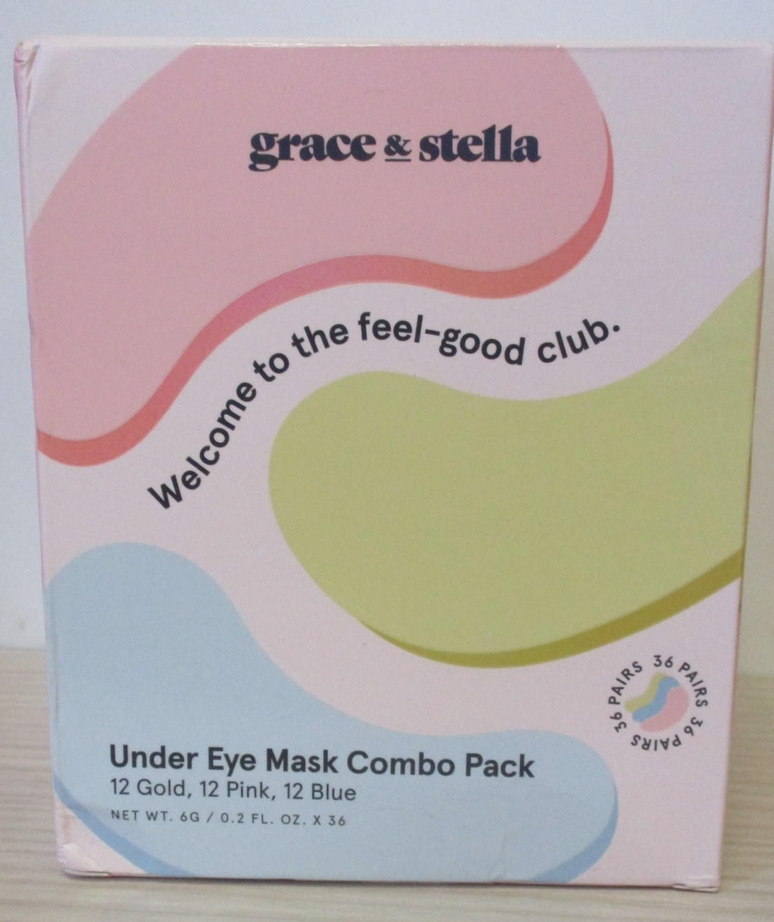 Under Eye Mask Pack for Dark Circles & Wrinkles - 36 Pairs, Multi-Color
