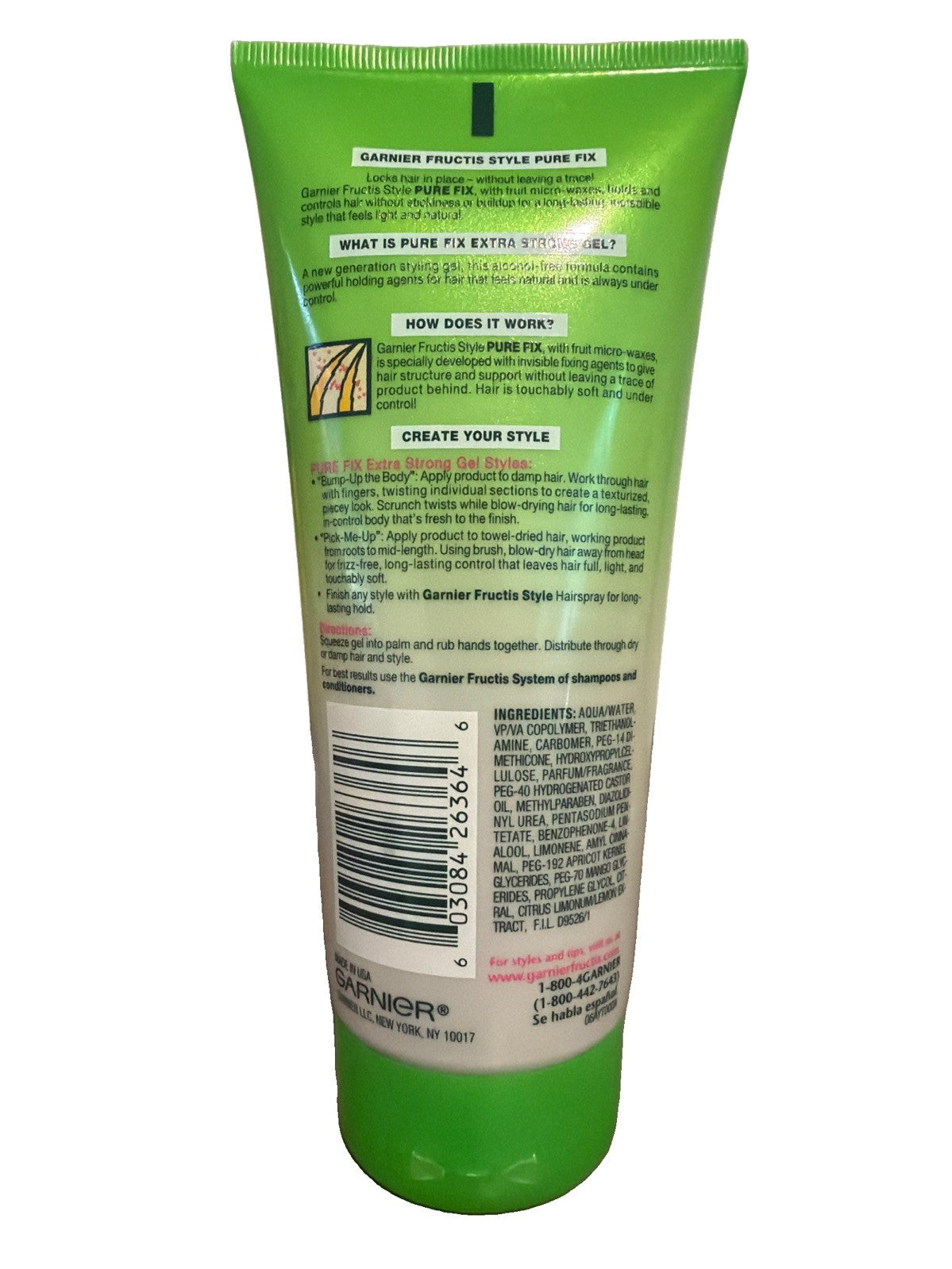 Extreme Strong Hair Gel - 6.8 oz Styling Gel for Hold & Control