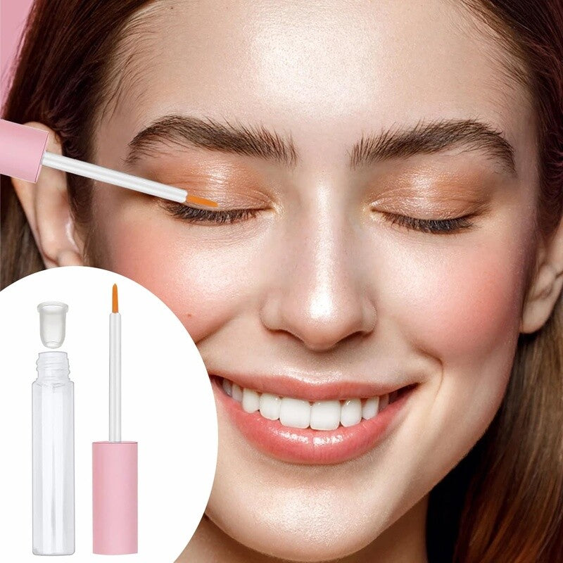 3 Pack 10ml Clear Refillable Cosmetic Tubes with Wands - Leak-Proof Makeup Containers