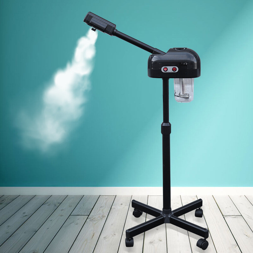 2-in-1 Facial Steamer with Ozone - 800W Black