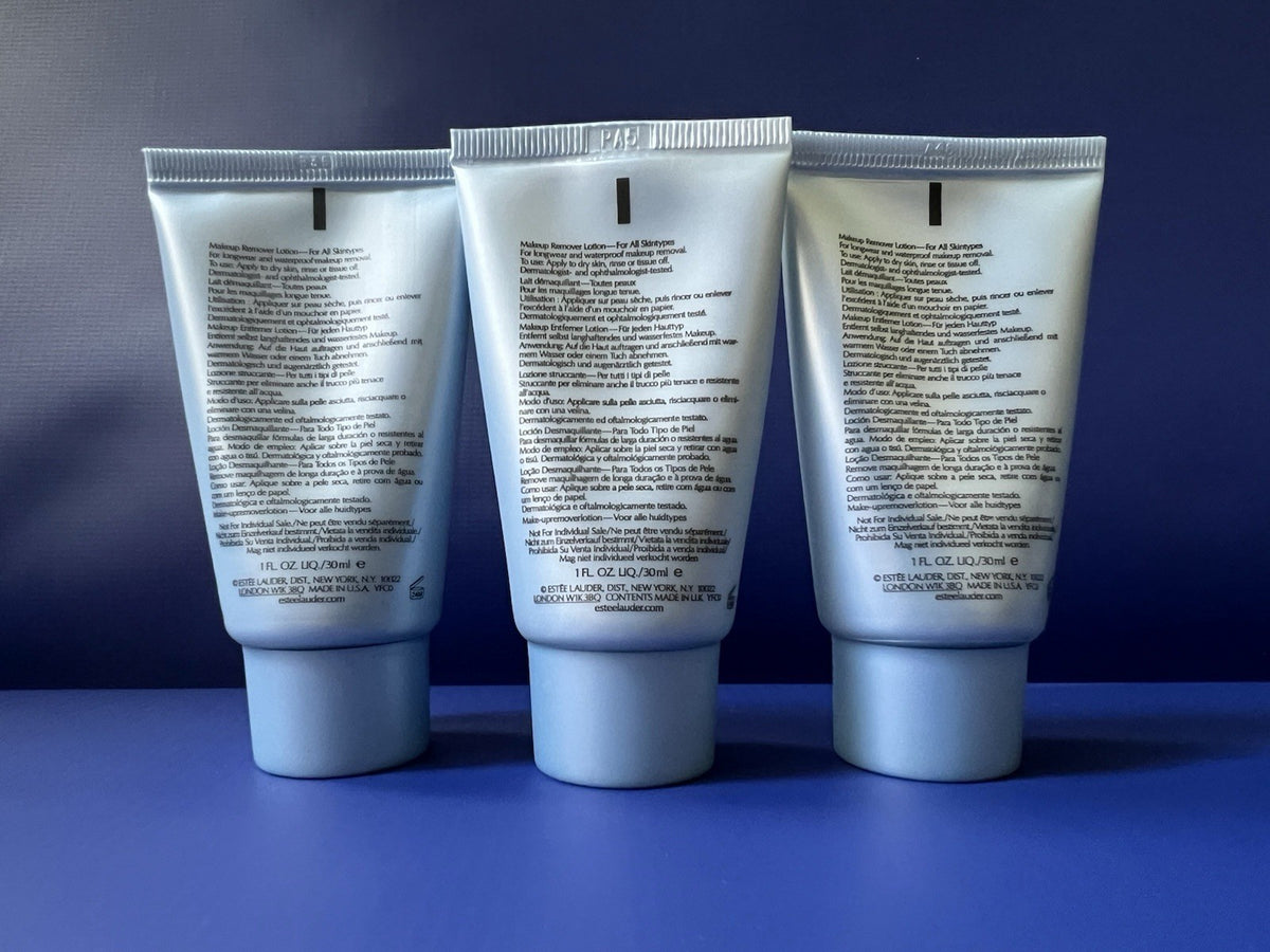 Travel Size Makeup Remover Lotion Set - 3 x 1 oz