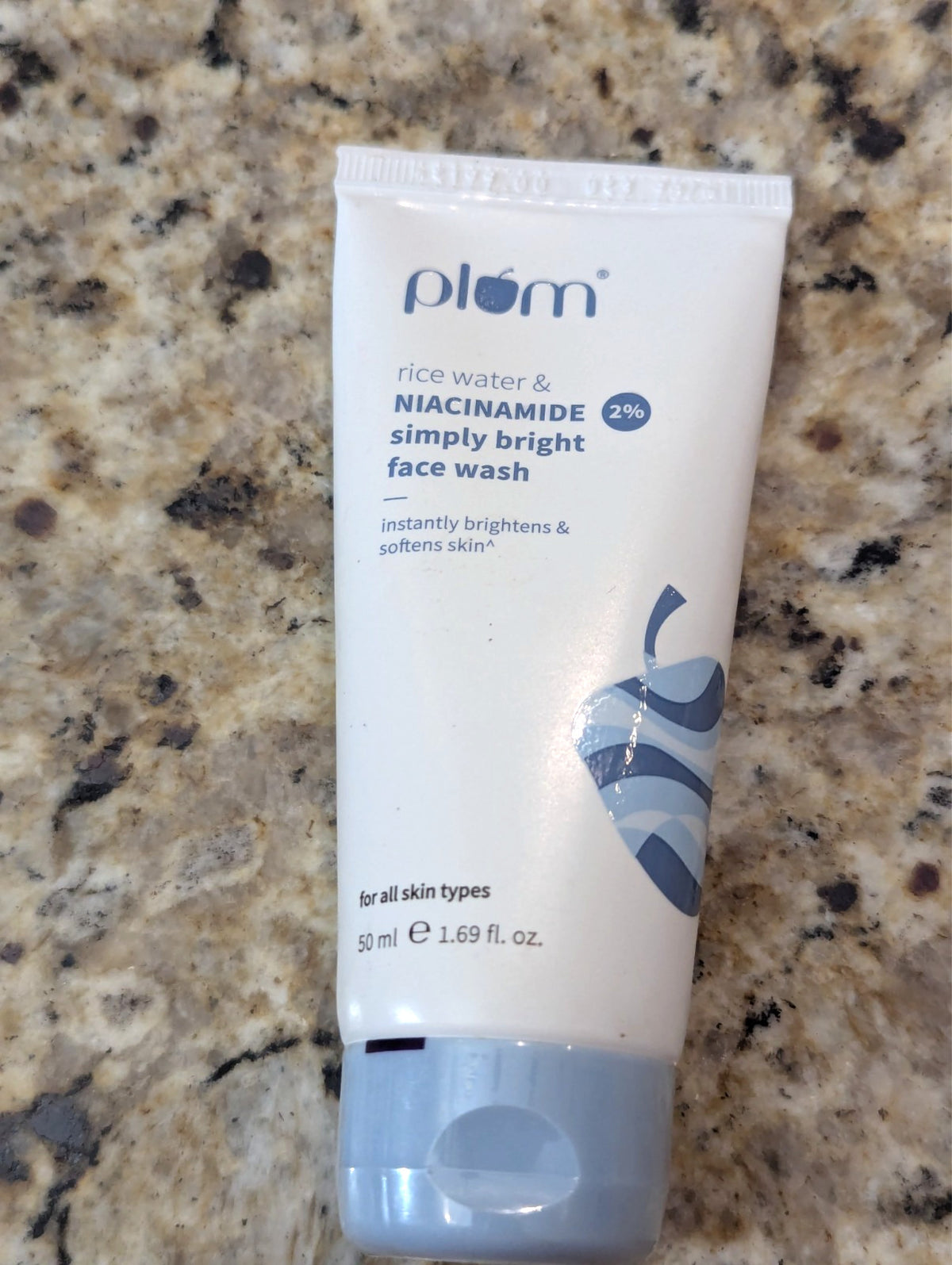 Plum Brightening Face Wash with Rice Water & Niacinamide - 1.69 oz