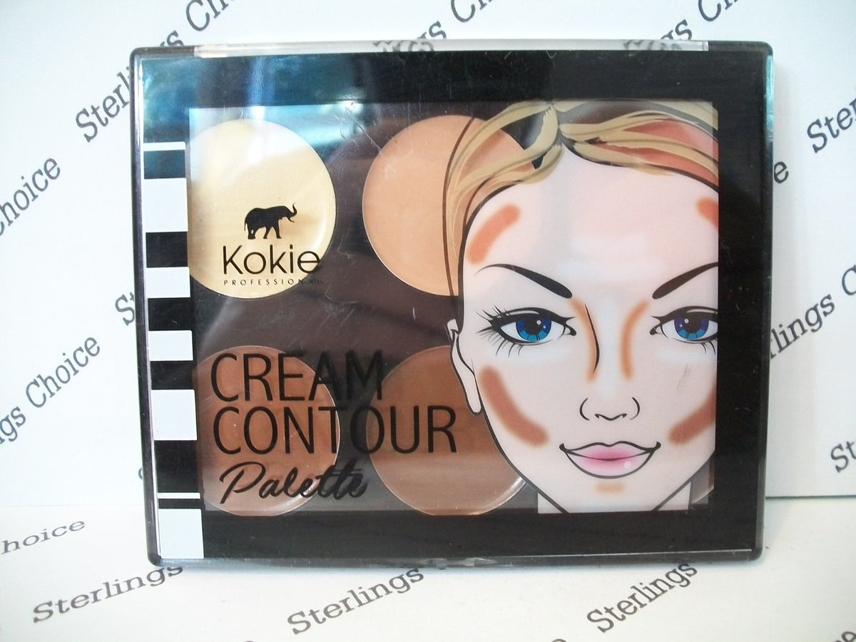 Cream Contour Palette Dark/Deep - 6 Satin Finish Shades for Sculpted Look