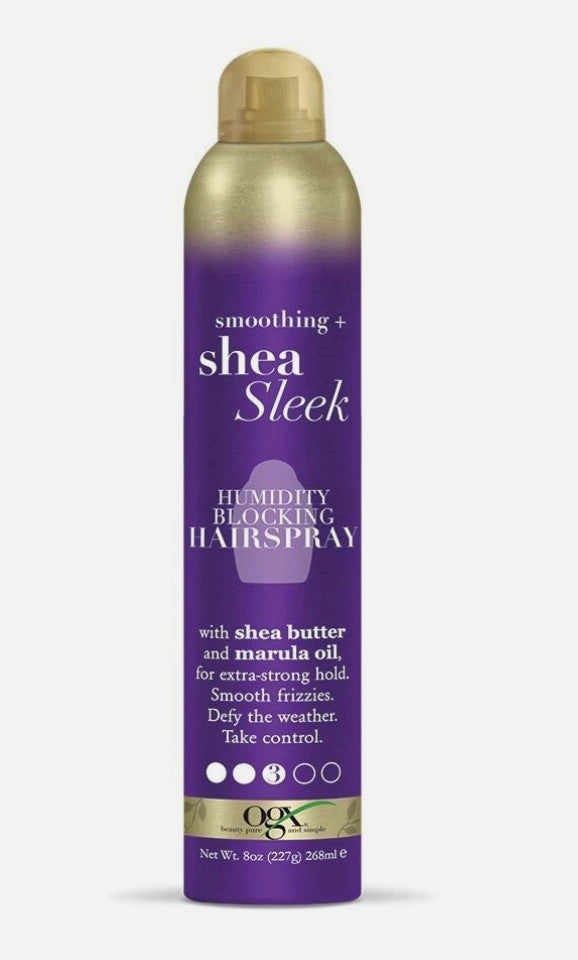 Humidity Blocking Hairspray - Smoothing Shea Sleek 8 oz
